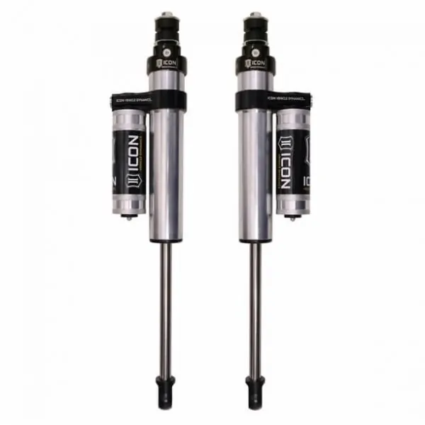 Icon 0-2.5" Front Lift V.S. 2.5 Series Piggyback Shocks For 2001-2010 Chevy/GMC 2500/3500 HD