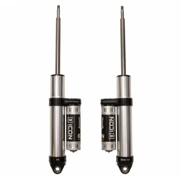 Icon 2.5 Series Piggyback Rear Shocks For 2014-2018 Ram 2500 (2" Lift Standard Rear Coils)