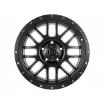 ICON ALPHA 20" Satin Black w/Milled Windows Finish