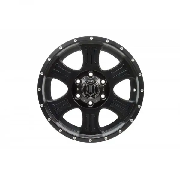 ICON SHIELD 17" Satin Black Finish