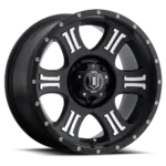 ICON SHIELD 20 Satin Black, Machined Finish