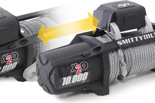 Smittybilt X2O-10K Waterproof Synthetic Rope Wireless Winch Gen2 with Fairlead
