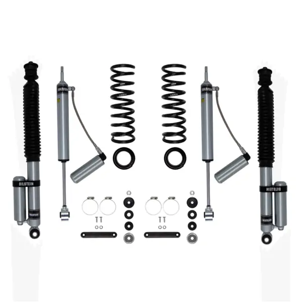 Bilstein 5162 2 Front 0-1 Rear Lift kit with Reservoirs for 2014-2025 Ram 2500 4WD GAS