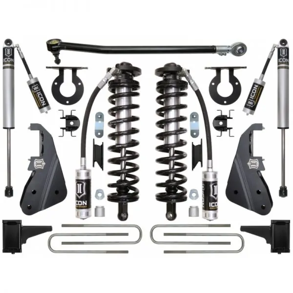 Icon 4-5.5" Coilover Conversion System For 2017-2019 Ford F-250 4WD (Stage 1)