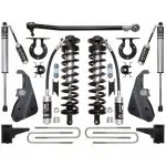 Icon 4-5.5" Coilover Conversion System For 2017-2019 Ford F-350 4WD (Stage 1)