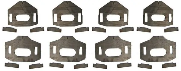 Total Chaos Lower Control Arm Cam Tab Gussets For 2005-2019 Toyota Tacoma 6 lug Prerunner and 4WD