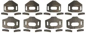 Total Chaos Lower Control Arm Cam Tab Gussets For 2010-2019 Lexus GX460