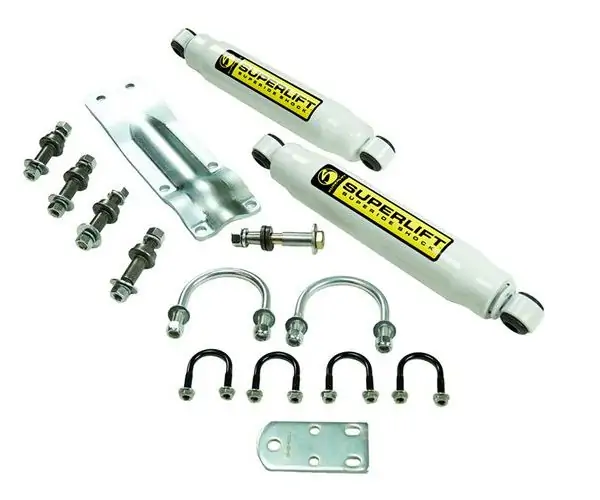 Superlift Dual Steering Stabilizer Kit For 1973-1974 GMC K15/K1500 Suburban, K25/K2500 Suburban