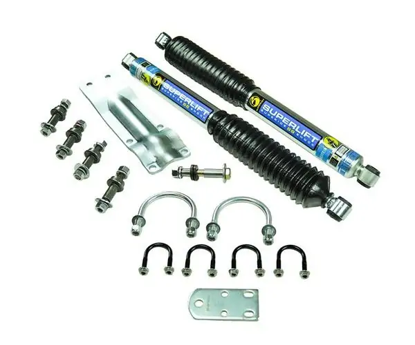 Superlift Dual Steering Stabilizer Kit SS Bilstein shocks For 1989-1991 Chevrolet V1500 Suburban/V2500 Suburban