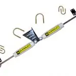 Superlift 1.5" Lift High Clearance Dual Hydraulic Steering Stabilizer Kit For 2007-2018 Jeep Wrangler JK 4WD