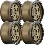 Fifteen52 17" Wheels Turbomac HD 17x8.5 6x120 0mm ET 67.1mm Center Bore Block Bronze Wheels 4