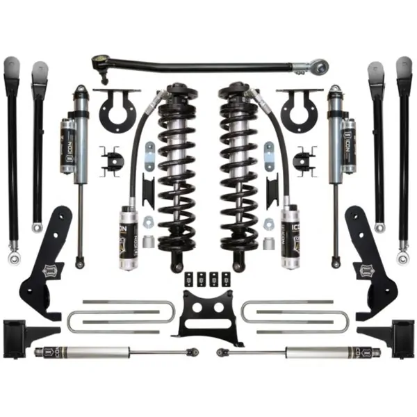 Icon 3.25-4.75" Coilover Conversion System For 2020 Ford F-250 4WD (Stage 5)