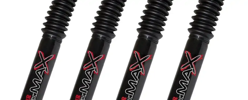 86-96 Dodge Dakota 4WD 0-1.5" Fr 0" Rear Lift Skyjacker Black MAX Shocks