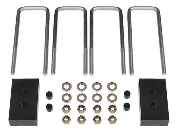 Rancho 1.5" Rear Lift Leaf Spring Block Kit For Ford F-150 2015-2020 2WD/4WD