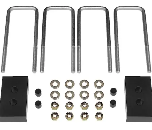 Rancho 1.5" Rear Lift Leaf Spring Block Kit For Ford F-150 2015-2020 2WD/4WD