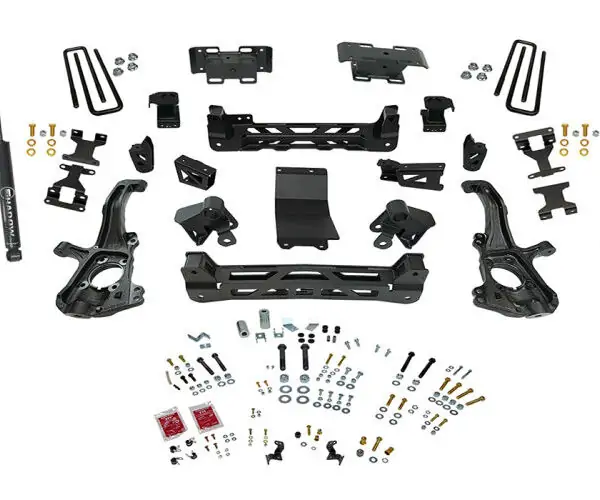 Superlift 6" Knuckle Lift Kit For 2020 GMC Sierra 3500HD 4WD w/Shadow Shocks
