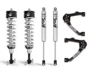 Cognito 3-Inch Performance Leveling Kit With Fox 2.0 IFP Shocks For 07-18 Silverado/ Sierra 1500 2WD/4WD With OEM Cast Steel Control Arms