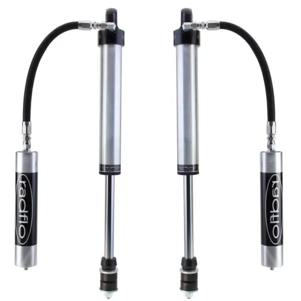 Radflo 2.0 Body 0-1" Rear Lift Reservoir Shocks for 1993-1998 Land Rover Defender/Discovery
