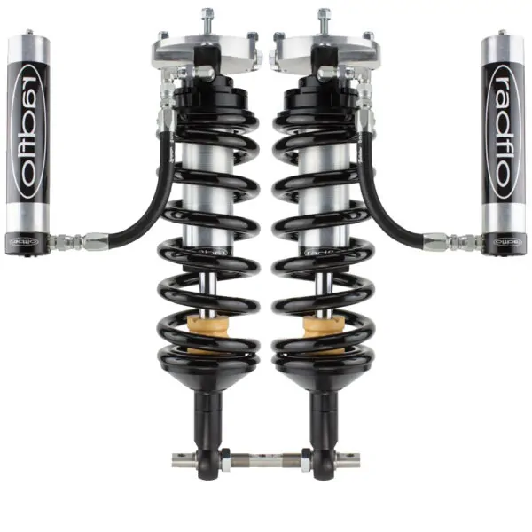 Radflo 2.5 Body 0-2" Front Lift Reservoir Shocks for 2007-2020 Chevy Yukon/Tahoe 1500