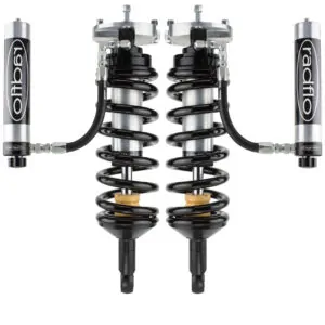 Radflo 2.5 Body 2" Front Lift Reservoir with Adjusters Shocks for 2015-2020 Chevy Colorado