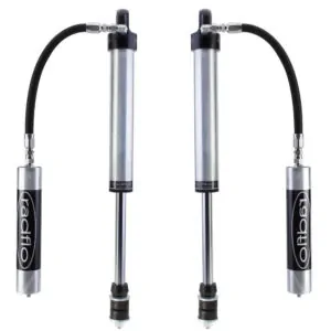 Radflo 2.5 Body 0-1" Rear Lift Reservoir Shocks for 1993-1998 Land Rover Defender/Discovery