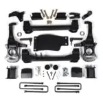 Zone Offroad 6" Radius Arm Lift Kit For 2017-2019 Ford F-350 SD 4WD Diesel (2-Leaf Rear Main Spring Pack)