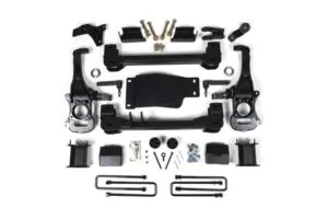 Zone Offroad 6" Radius Arm Lift Kit For 2017-2019 Ford F-350 SD 4WD Diesel (2-Leaf Rear Main Spring Pack)