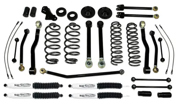 Tuff Country 4" Lift Kit 07-18 Jeep Wrangler JK 4 Door Only Performance Lift Kit EZ-Flex w/ SX6000 Shocks