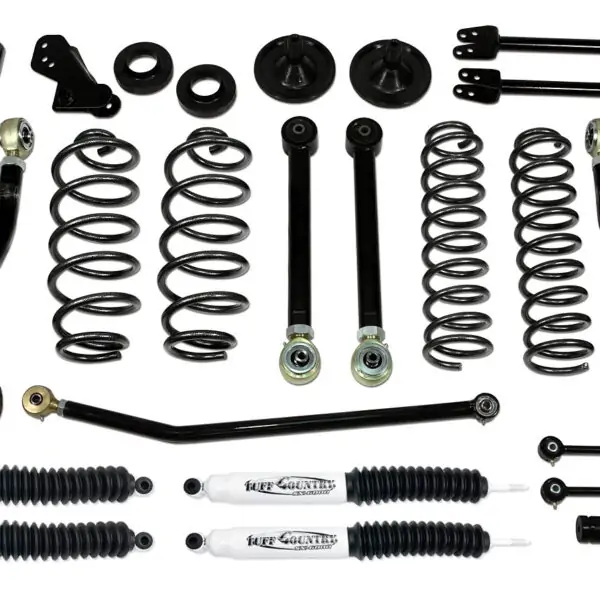 Tuff Country 4" Lift Kit 07-18 Jeep Wrangler JK 4 Door Only Performance Lift Kit EZ-Flex w/ SX6000 Shocks