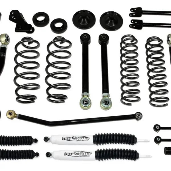 Tuff Country 4" Lift Kit 07-18 Jeep Wrangler JK 4 Door Only Performance Lift Kit EZ-Flex w/ SX8000 Shocks