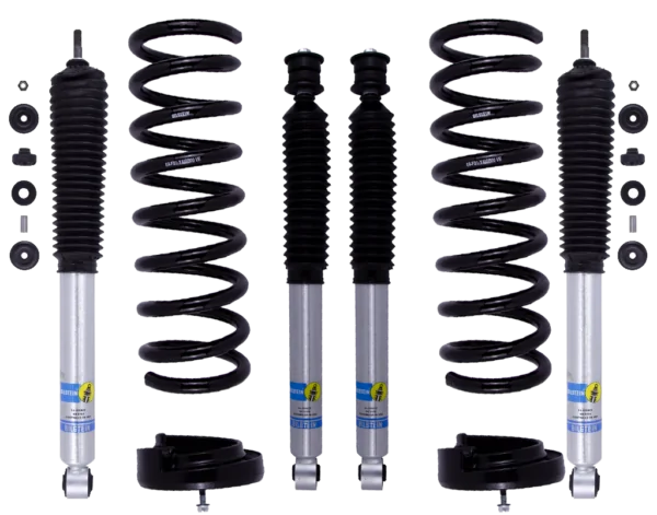 Bilstein B8 5112 2" Front and 5100 0-1" Rear Lift Shocks 2019-2022 RAM 2500 4WD Diesel
