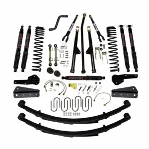 Skyjacker 4.5" Rock Ready Lift Kit w/ Black Max Shocks For 1984-01 Jeep Cherokee XJ