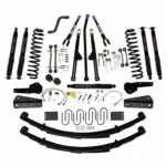 Skyjacker 6" Rock Ready Lift Kit w/ Black Max Shocks For 1984-01 Jeep Cherokee XJ