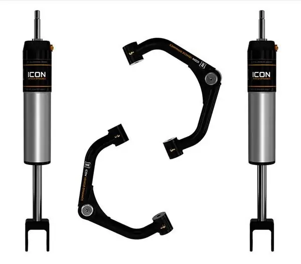 Icon 0-2" Lift IR Front Shocks w/ Tube UCA For 2020-2021 Chevy Silverado 3500HD