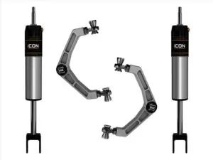 Icon 0-2" Lift IR Front Shocks w/ Billet UCA For 2020-2021 Chevy Silverado 3500HD