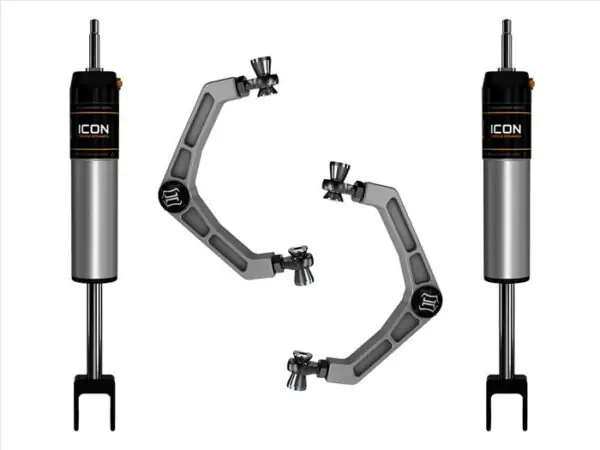 Icon 0-2" Lift IR Front Shocks w/ Billet UCA For 2020-2021 GMC Sierra 3500HD