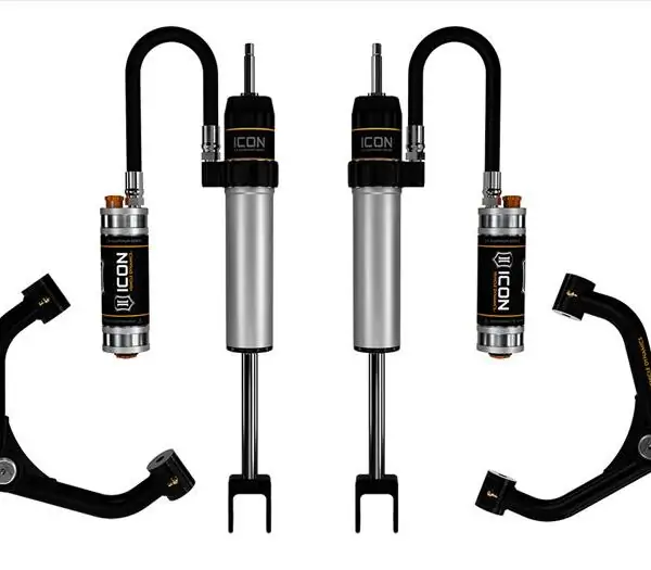 Icon 0-2" Lift CDCV Front Shocks w/ Tube UCA For 2020-2021 GMC Sierra 2500HD