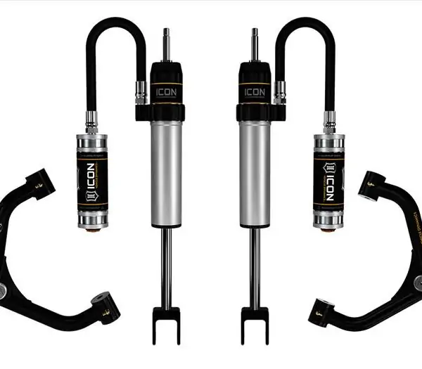 Icon 0-2" Lift RR Front Shocks w/ Tube UCA For 2020-2021 Chevy Silverado 2500HD