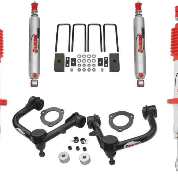 Rancho 2.5" Front 1.5" Rear Lift Kit with UCAs for 2005-2021 Toyota Tacoma