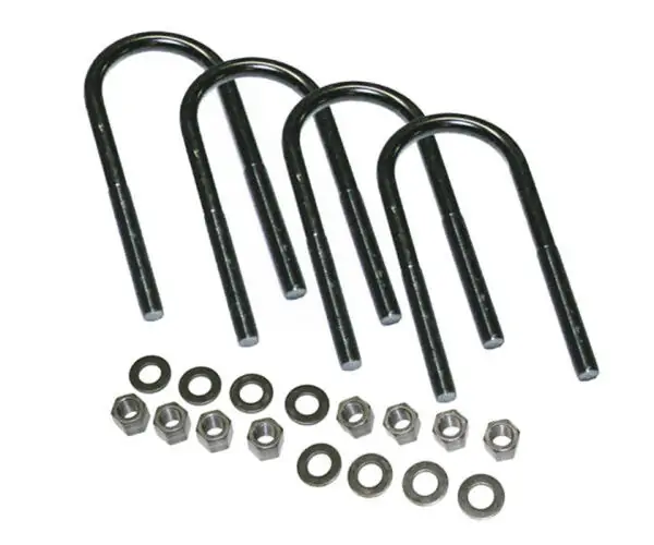 SuperLift Ubolt Kit 5/8 x 3 1/4 x 19 - Large Radius with Hardware
