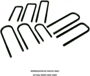 Superlift Leaf Spring Axle U Bolts with Hardware - 4 Piece Part- 11984