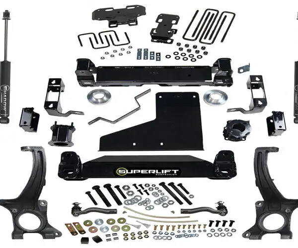Superlift 4.5" Lift Kit w/ Shadow Rear Shocks For 2007-2021 Toyota Tundra