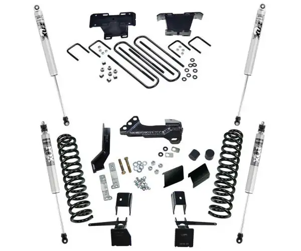 SuperLift 4 Lift Kit w- FOX Shocks for 2017-2021 Ford F-250 4WD Diesel w- Radius Arms
