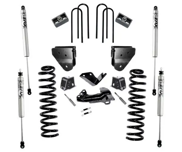 SuperLift 4" Lift Kit w/ FOX Shocks For 2005-2007 Ford F-250 4WD Diesel w/o 4Link Arms w/o Radius Arms