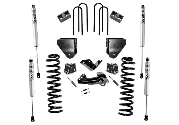 SuperLift 4" Lift Kit w/ FOX Shocks For 2005-2007 Ford F-250 4WD Diesel w/o 4Link Arms w/o Radius Arms