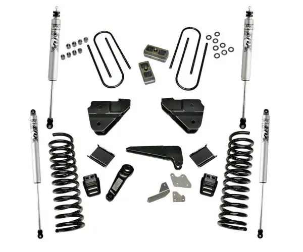 SuperLift 4" Lift Kit w/ FOX Shocks For 2013-18 Ram 3500 4WD Diesel W/Out Radius Arms