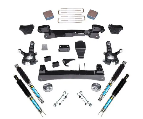 SuperLift 6 inch Lift Kit w- Bilstein Shocks For 2007 GMC Sierra 1500 Classic 4WD