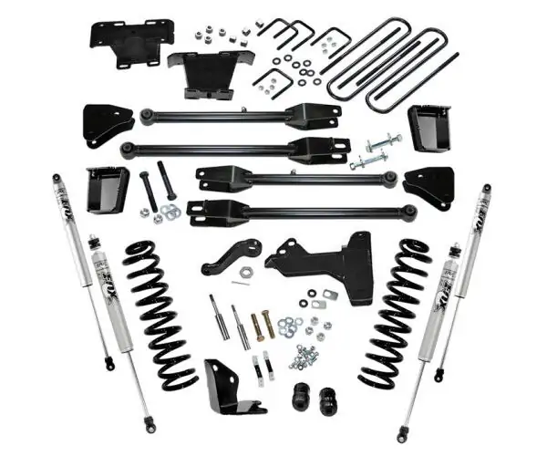SuperLift 6" Lift Kit w/ FOX Shocks For 2005-2007 Ford F-350 Super Duty 4WD Diesel w/ 4-Link Arms