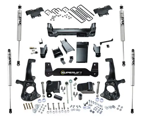 SuperLift 6" Lift Kit w/ FOX Shocks For 2011-2018 Chevy Silverado 2500HD 4WD