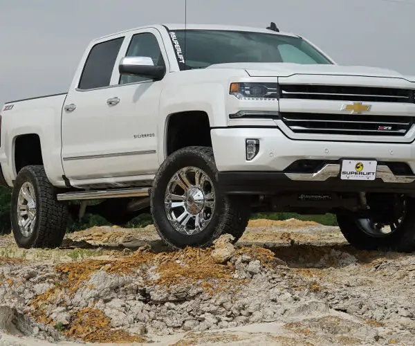 SuperLift 6.5" Lift Kit w/ Shadow Shocks For 2007-2016 Chevy Silverado 1500 2WD w/ Cast Steel Ctrl Arms